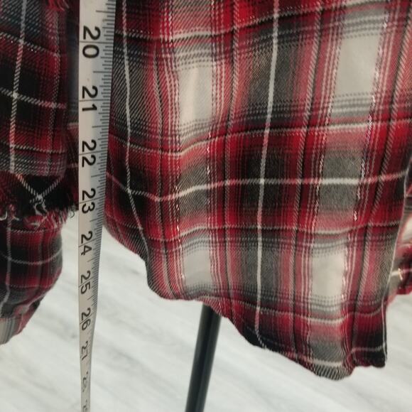 Jane and Delancey‎ plaid blouse sz medium - Picture 8 of 8